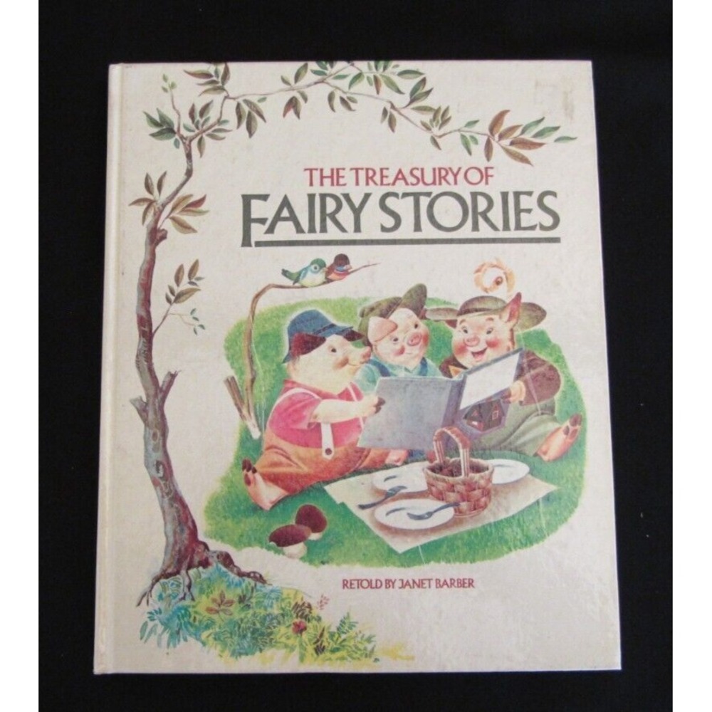 The Treasury of Fairy Stories - Janet Barber 1984- Beautiful Illustrations